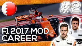 Ahhh Nooo!!! | F1 2017 | Mod Career Mode | Bahrain GP #2
