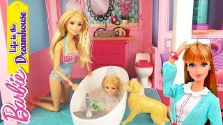 Мультик Барби купает Челси, встреча с Мидж Жизнь в доме мечты Life in the Dreamhouse ♥ Barbie Toys