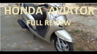New Honda Aviator Review in Hindi- Top Model with disk Brakes (HD)
