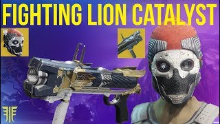 Fighting Lion Catalyst + One Eyed Mask! Destiny 2 Forsaken