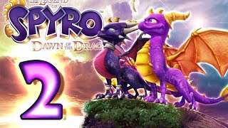 The Legend of Spyro: Dawn of the Dragon Walkthrough Part 2 (X360, PS3, Wii, PS2) 100% Twilight Falls