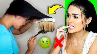Reagindo a TRANSFORMAÇÕES ERRADAS NO CABELO!
