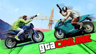 ПЕРЕСТРЕЛКА НА МОТИКАХ в GTA 5 ONLINE (Гонки)