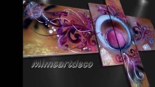 tableaux abstrait moderne Mimsartdeco 2016