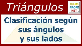 CÓMO SE CLASIFICAN LOS TRIÁNGULOS