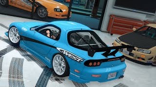 GTA 5 - Drifting (Mazda RX7 Drift Montage)