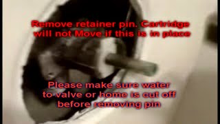 1222 Cartridge Replacement  Moen Tub and Shower