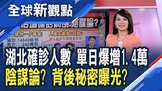 稱中國數據不可靠！美專家：疫情難準確評估 湖北人事大搬風+確診病例暴增 傳陰謀論！│主播 曾鐘玉│全球新觀點20200213