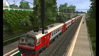 Trainz 2012 Электричка Москва-Балмора