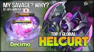 91.6% Win Rate, Silent Nightmare by Decimo Top 1 Global Helcurt - Mobile Legends