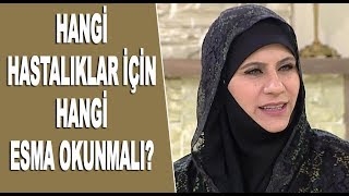 Hangi hastalıklar için hangi esma okunmalı? / Habibe Ayvacı