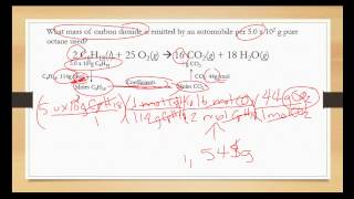 Quantities in Chemical Reactions stoichiometry mass to mass relationship
