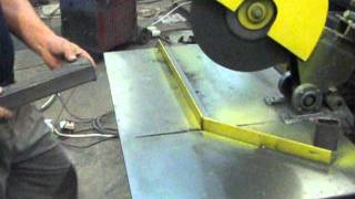 Самодельный отрезной станок.-sawing machine for metal