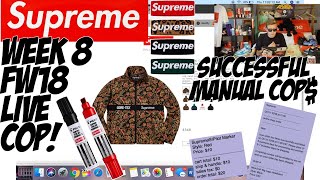 SUPER EASY SUPREME WEEK 8 LIVE COP FW18 | NO MORE BOTS.. | SUPREME HEADBANDS/ GORETEX | US EXCLUSIVE