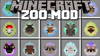 Minecraft NEW ZOO MOD / WORK AT A ZOO AND KEEP THE ANIMALS ALIVE !! Minecraft