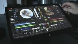 VIRTUAL DJ 8 - mixing music on multi-touch screen (4 channels) without mixer attached - video2