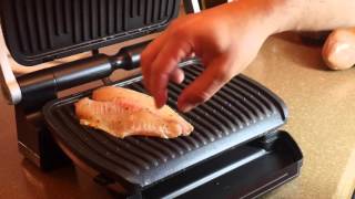 My First Fish On The T-Fal OptiGrill