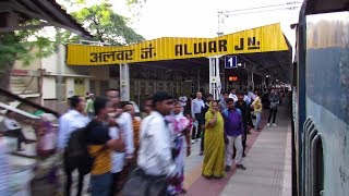 ALWAR JUNCTION - Evening Arrival || 12404 JAIPUR - ALLAHABAD SF Express !!