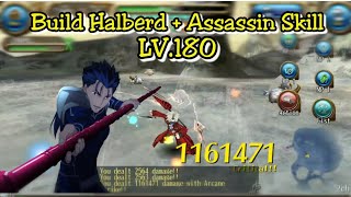 Toram Online - Build Halberd + Assassin Lv.180