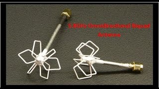 Omnidirectional Biquad Antenna for 5 8 GHz FPV