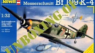 Unboxing of: Revell Messerschmitt Bf-109 K-4 #04702