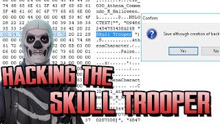 HACKING THE SKULL TROOPER INTO MY INVENTORY Hacking Skins In Fortnite
