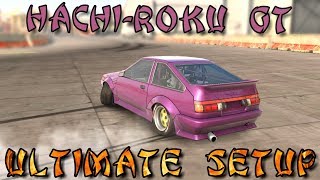 Hachi-Roku GT Ultimate Setup + Test Drive! (Toyota AE 86) | CarX Drift Racing