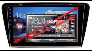 Интерфейс штатной магнитолы Wide Media 10.2"