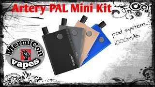 Pal mini "pod system" 1000mAh Starter Kit by Artery "Ελληνική Παρουσίαση" “Greek review“