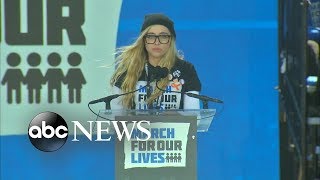 Student issues warning to NRA at March for Our Lives rally