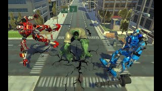 New Incredible Mutant Monster VS Robots | Monster Hulk City Robots Battle | Android Gameplay