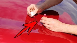 Как легко ПОДКРАСИТЬ мелкие СКОЛЫ на кузове авто