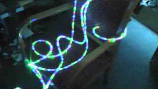 Multi-color Flexible LED Rope Light - Weatherproof & Transparent