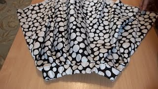 Юбка солнце сшить  одним швом за 1 час   быстро и очень красиво how to sew a skirt