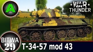 T-34-57 mod 43 - sowiecki snajper - BITWA - War Thunder