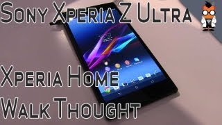 Sony Xperia Z Ultra - Xperia Home for Phablets Walk Through