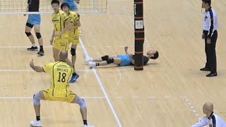 [ジャイキリ]筑波大vs堺ブレイザーズ 第5セット 天皇杯2017 ファイナルラウンド2回戦