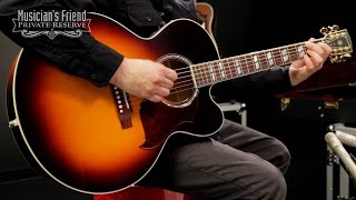 Gibson Limited Edition J-185 EC Quilt Custom Acoustic-Electric Guitar