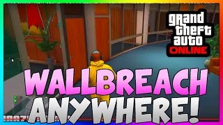GTA 5 Online - WALLBREACH INTO ANYWHERE GLITCH! Xbox One/PS4/360/PS3/PC 1.27/1.36 (GTA 5 Glitches)