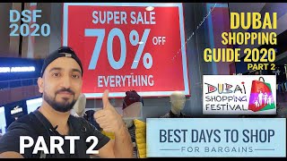 Best time for shopping in Dubai - Pt. 2 | Dubai Shopping Festival 2020 | Dubai Sale | The Dubai Mall