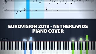 Eurovision 2019 - Netherlands (Duncan Laurence - Arcade) | Piano Tutorial | Karaoke