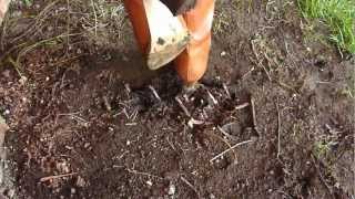 Brown tall leather high heel boots trampling and crushing #56