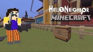Hello Neighbor Alpha 4 in Minecraft Trailer
