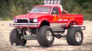 Tamiya Toyota 4x4 Pick-Up MOUNTAIN RIDER ride in the Mountains!