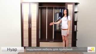 «Нуар» модульная мебель для прихожей