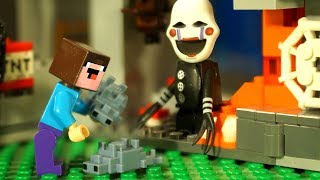 Приключения в Шахтах LEGO Minecraft - Лего НУБик Майнкрафт Мультики и ФНАФ FNAF