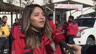 2,5 yaşındaki Yüsra'nın annesi Ayşe Yıldız'a enkaz altında ilk müdahaleyi UMKE ekibi yaptı