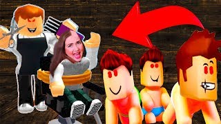 Ужасный салон красоты в РОБЛОКС ЗЛОЙ ПАРИКМАХЕР гонится за мной ПОБЕГ в ROBLOX от Каталекс