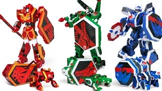 Geo Mecah Beast Guardion Lion Crocodile Rhino Animal Bot 3 Combo Transformers Robot Beast Toys
