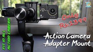 Action camera Adapter Mount | Zhiyun Smooth Q | Unboxing & Review